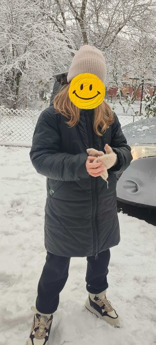 Зимова куртка-пальто для дівчинки