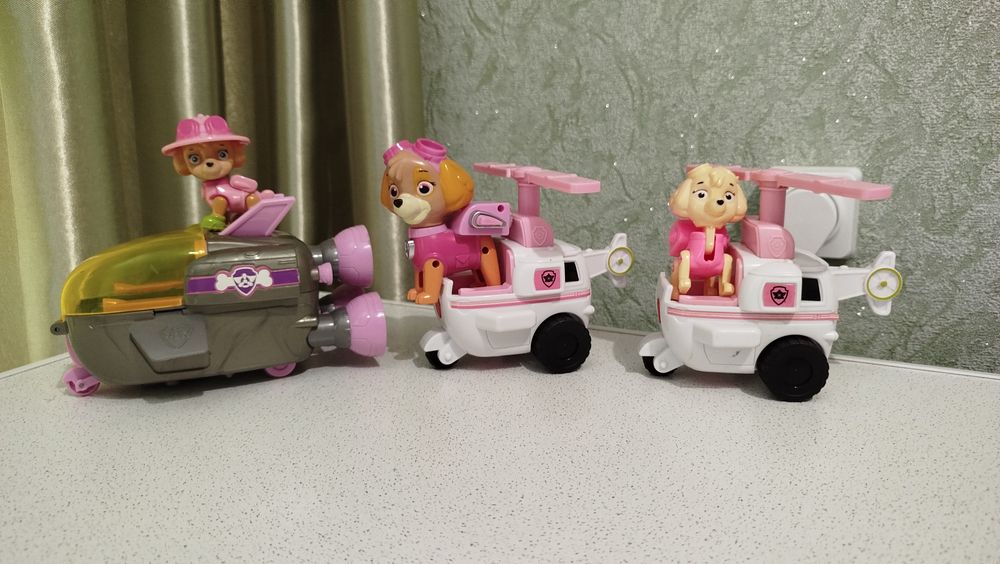 Скай с музыкальными машинами Щенячий патруль