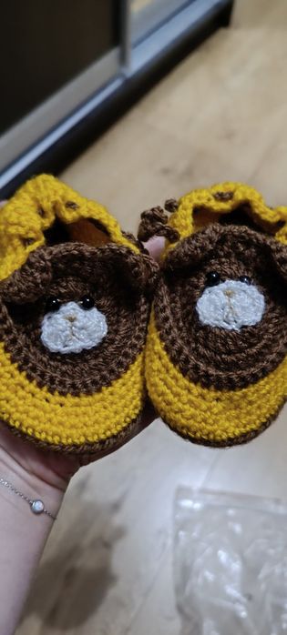 Пінетки, тапочки для малюків, ведмедик