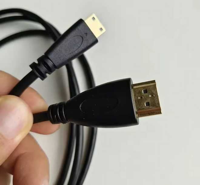 Cabo Mini HDMI para HDMI V1.4 – 1,5m | 1080p / 3D / HDTV / Consolas