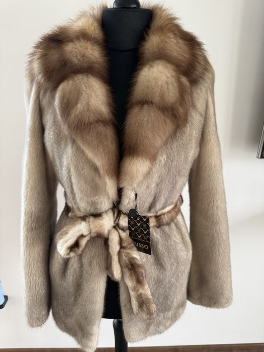 Futro naruralne z norek XS S