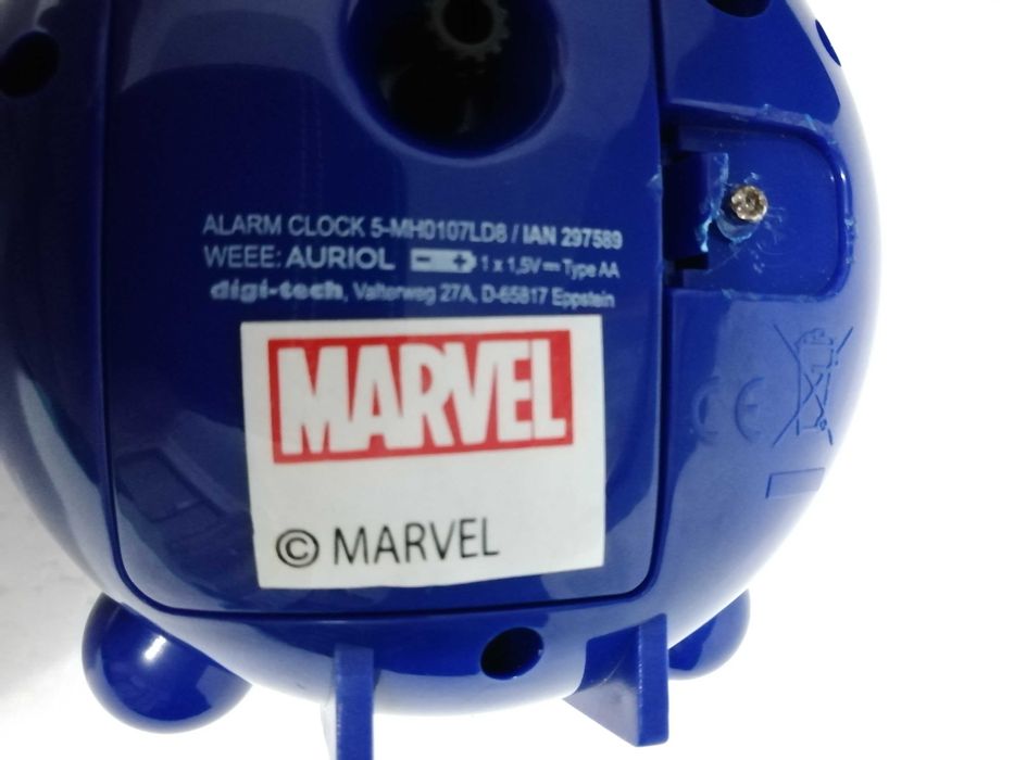 Relógio-Despertador Spiderman Marvel