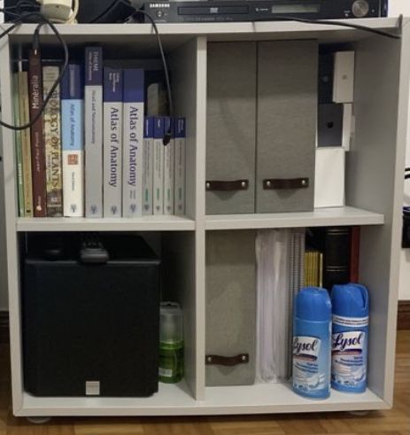 Ikea EKet armário (cinza claro) com pés