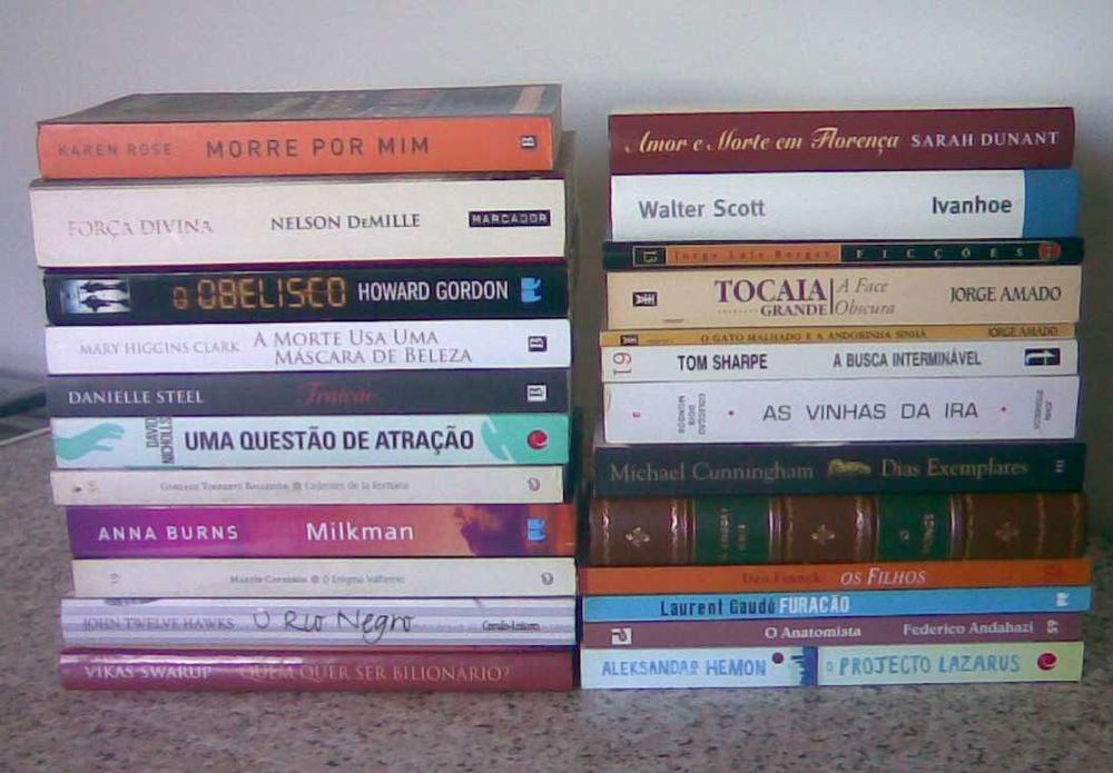 Livros - ficção - vários géneros