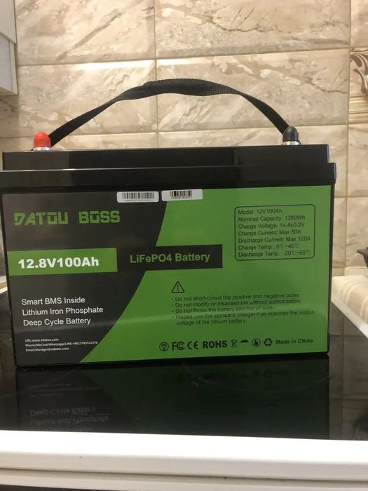 Акамулятор DatouBoss lifepo4 12.8v 100Ah