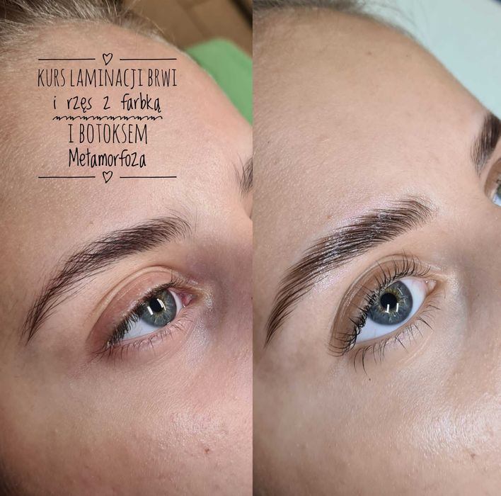 Kurs laminacji brwi  i rzęs z farbką i botoksem