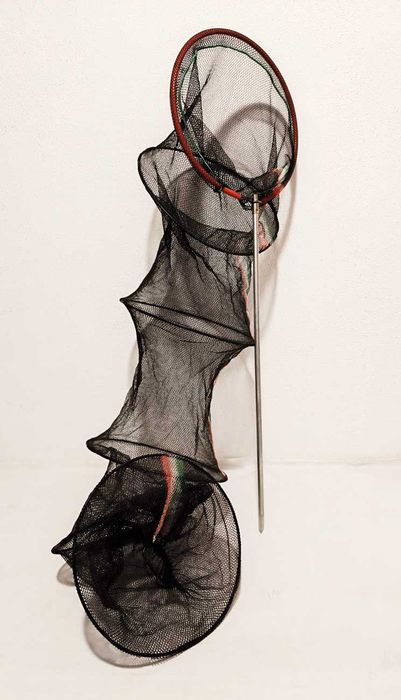 Rede Manga de Pesca com 1,80m (33cm de Diâmetro)