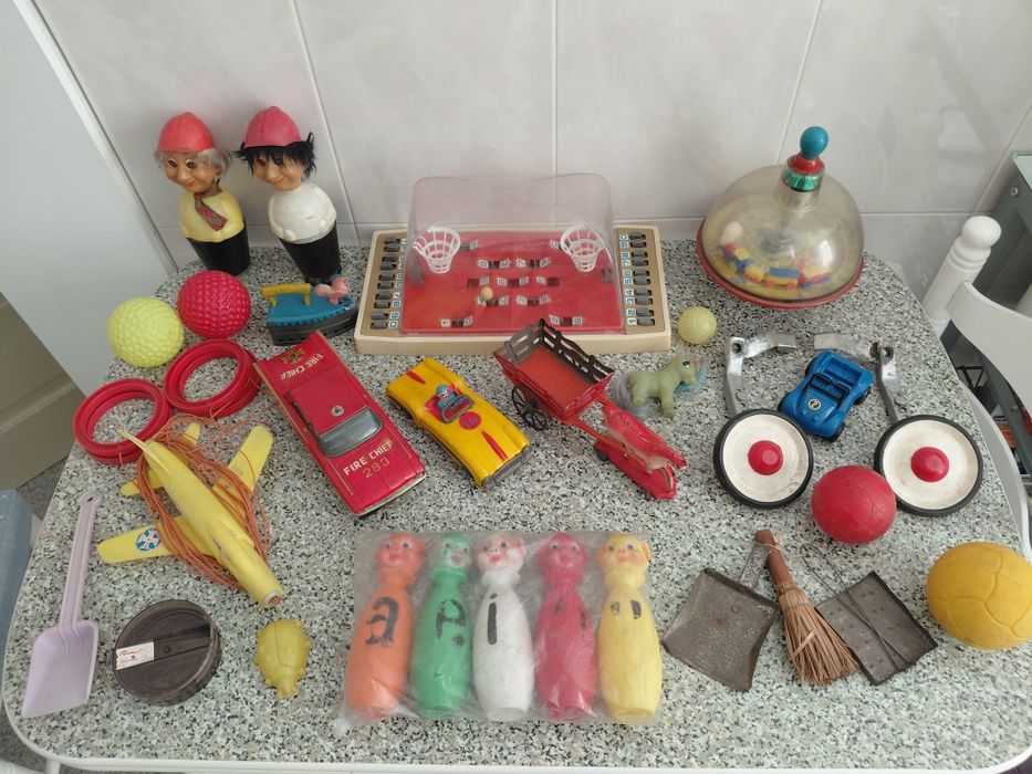 Brinquedos vintage. Anos 70 e 80
