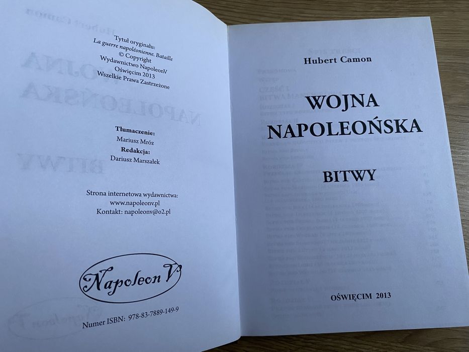 Wojna napoleońska. Bitwy.Hubert Camon