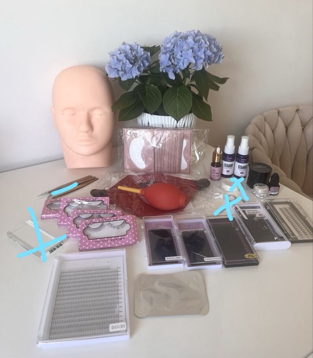 Zestaw do przedłużania rzęs