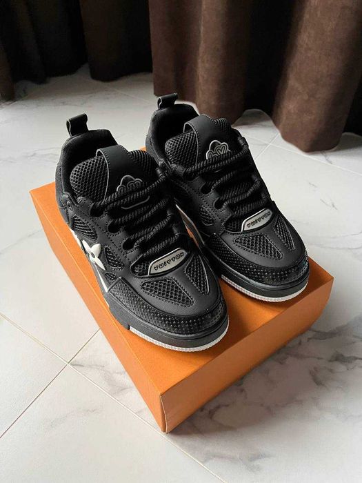Louis Vuitton Skate Sneaker Black White