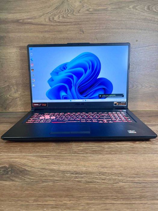 ASUS TUF Gaming A17 FA706QM\RTX 3060 6GB\Ryzen 7 5800H\ 16 GB DDR4\SSD NVMe Kingston 512 GB