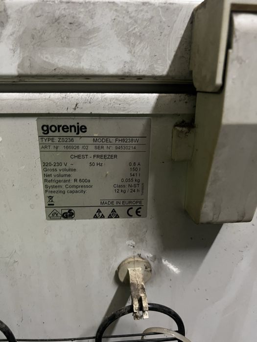 zamrażarka skrzyniowe gorenje zs236