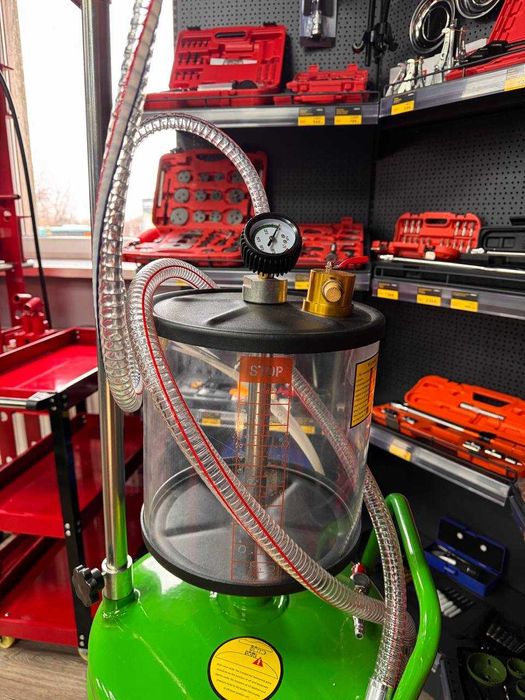 Установка для зливу і вакуумного відкачування та зливу масла 80 л