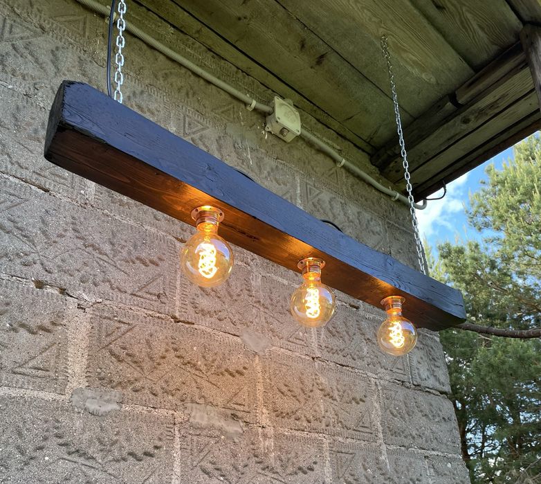 Lampa LOFT Jadalnia Altanka Stary Wystrój