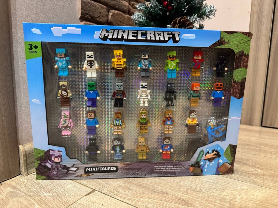 Minecraft 24 мініфігурки епічний набір з гри від якого діти в захва