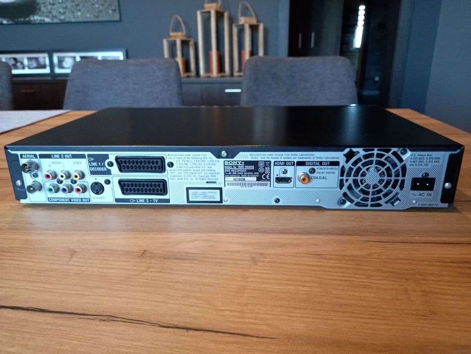 Nagrywarka, odtwarzacz  DVD Sony RDR - hx650