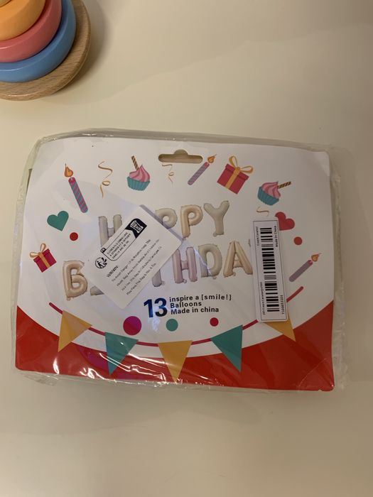 Фолієві балони Happy Birthday