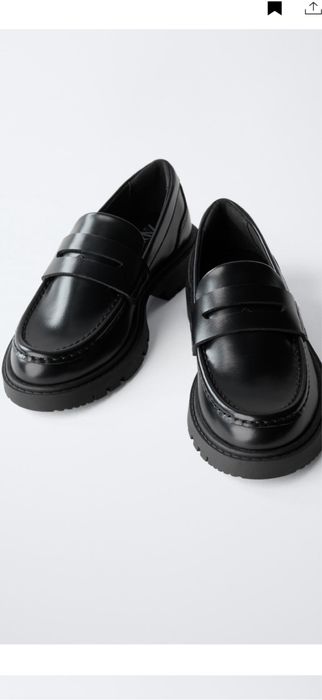 Шкільні лофери фірми Zara,розмір 39