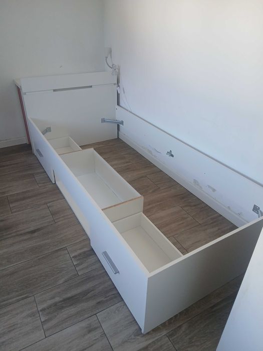 Cama Michigan Individual 200X90 C/2 Gavetas