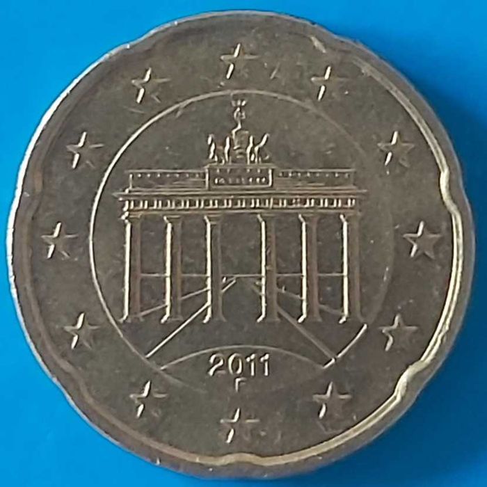 20 Cêntimos de 2011 Letra F,  da Alemanha