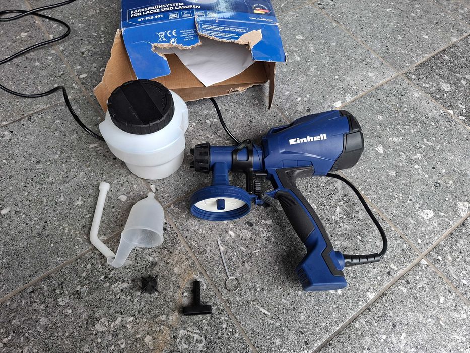 Pistolet malarski EINHELL BT-FSS 500 - jak nowy!