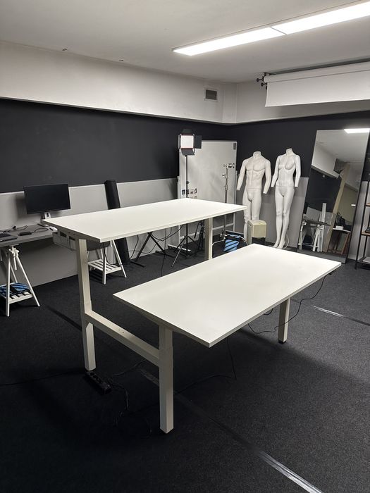 Secretaria Dupla Elétrica Ajustável - Standing Desk