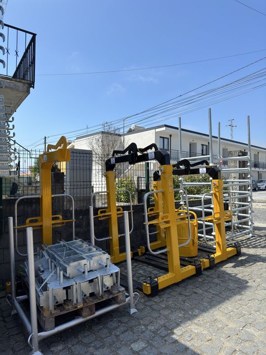 Porta paletes grua 2000kg regulável e extensível