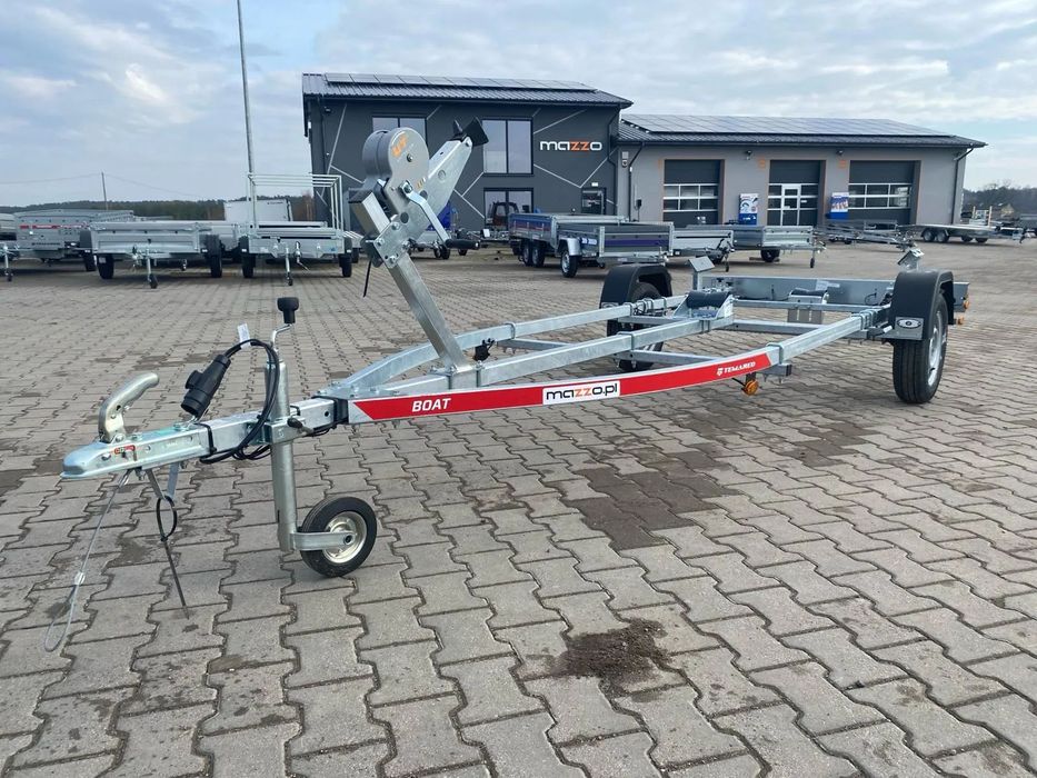 Temared Dostawa Przyczepka Podłodziowa Dmc750kg Łódź Do 5,3M