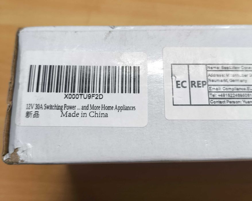 Zasilacz przemysłowy impulsowy MEISHILE S-360-12 DC12V/30A 360W [2403]