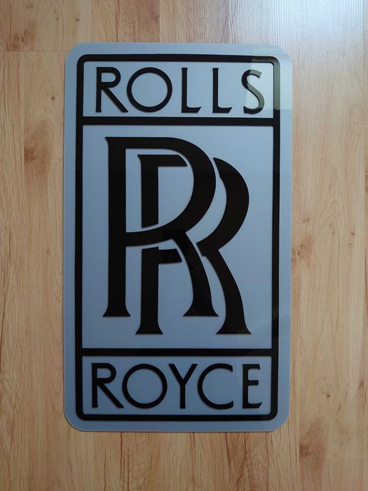 Rolls Royce logo na ścianę idealny na prezent dla męża chłopaka