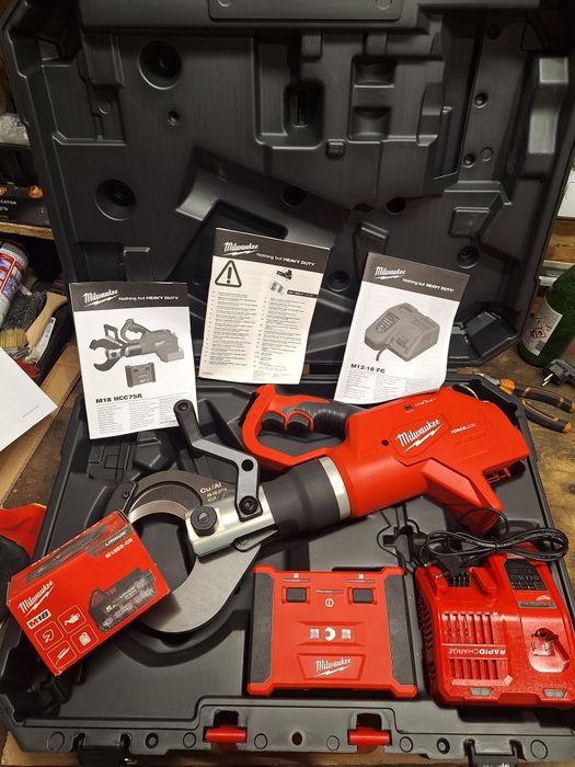 Nożyce Milwaukee HCC75R **NOWE**