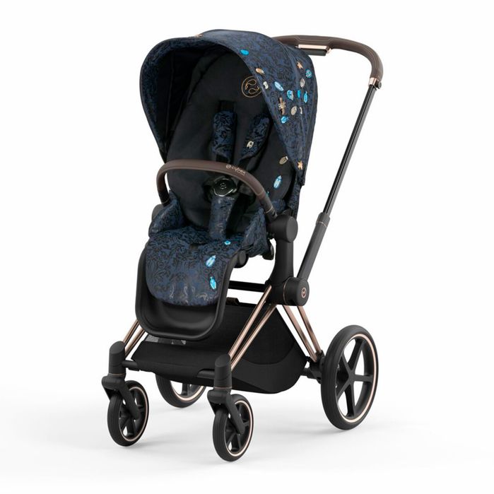 Прогулянкова коляска Cybex Priam Rose Gold 3.0 Jewels of Nature