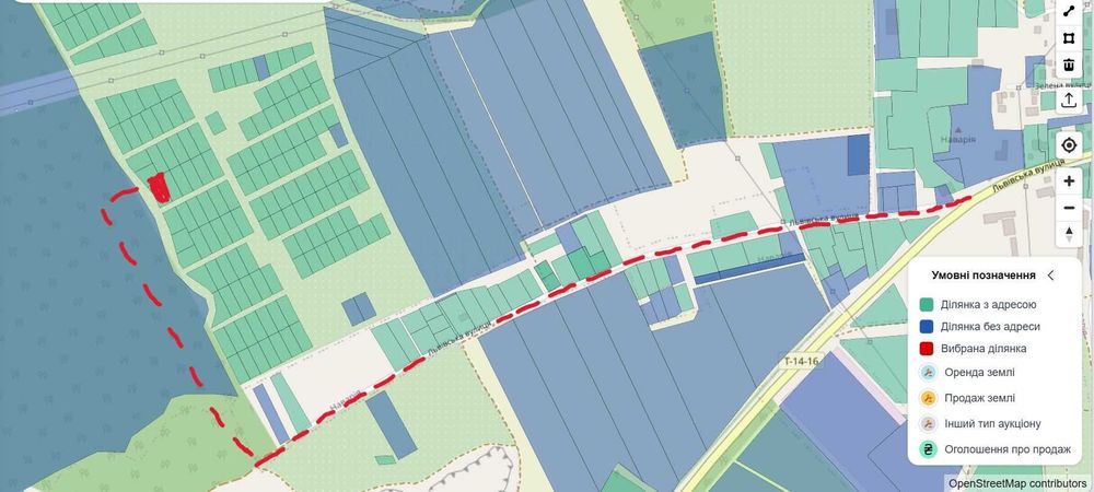Продається Приваблива Земельна Ділянка у Львівському районі, с.Наварія (10 сотих)!