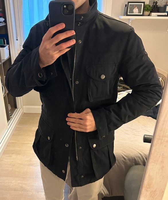 Hackett Velospeed casaco Azul escuro tamanho S grande e M pequeno