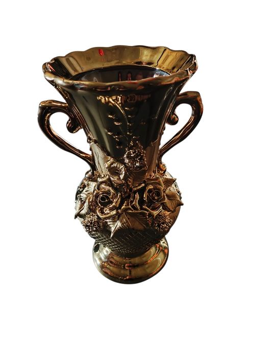 Ceramiczny wazon w stylu vintage PRL