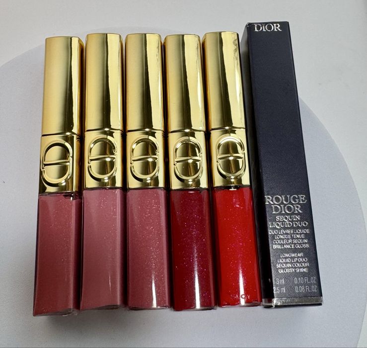 Помада  Dior rouge sequin liquid duo Міні версія