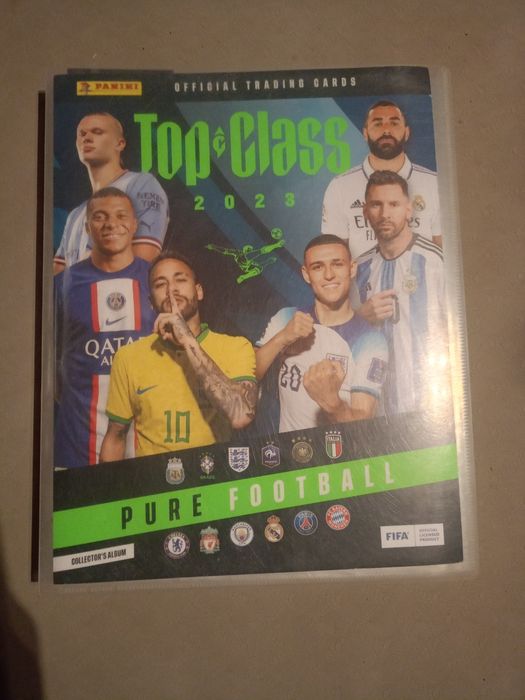 Karty piłkarsie panini top class 2023 kompletny co do sztuki