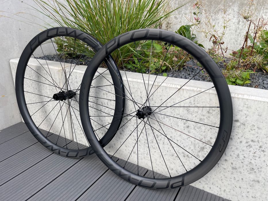 Koła karbonowe carbon Gravel szosa PRO-WAY GR2 40mm 1360g!