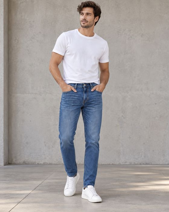 Оригінал Levi’s Левайс 511 чоловічі джинси Slim Fit стрейч сині 38/32