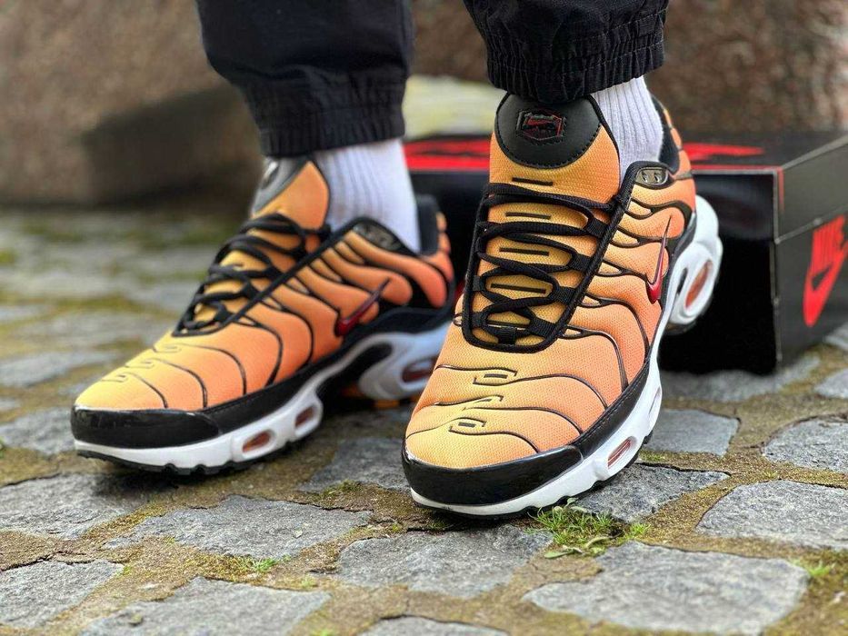 Хіт! Nike Air Max TN Plus Orange 40-45р круті яскраві топ кросівки