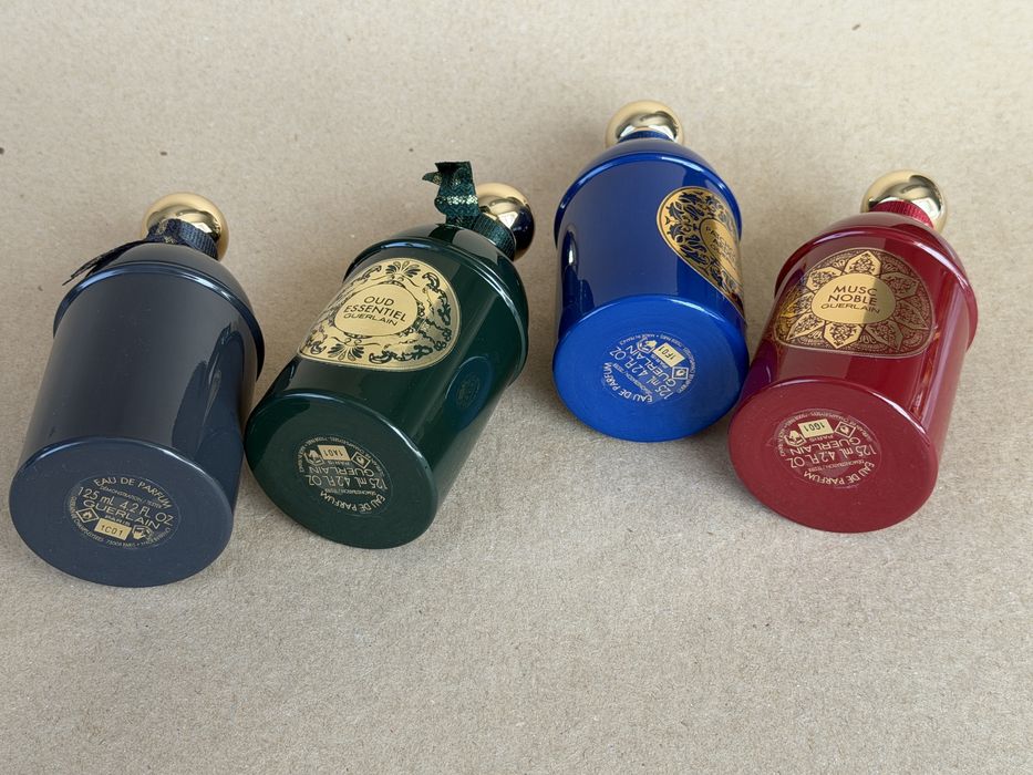 Guerlain Patchouli Ardent, Musc Noble, Oud Essentiel, Encens Mythique