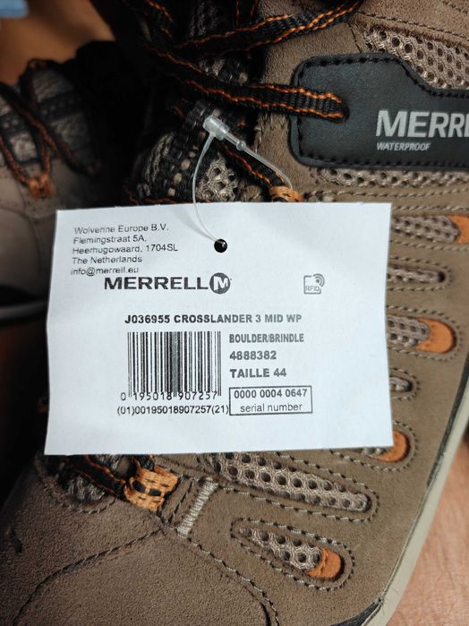 Buty gorskie Merrell crosslander ,rozm.44,nowe