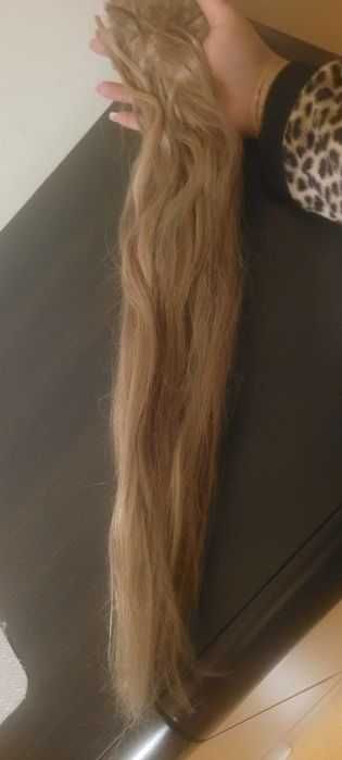 Włosy blond na keratynę