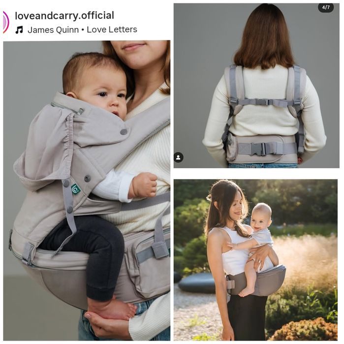 Переноска для малюків. Слінг. Хіп сіт. Ерго- рюкзак love cary