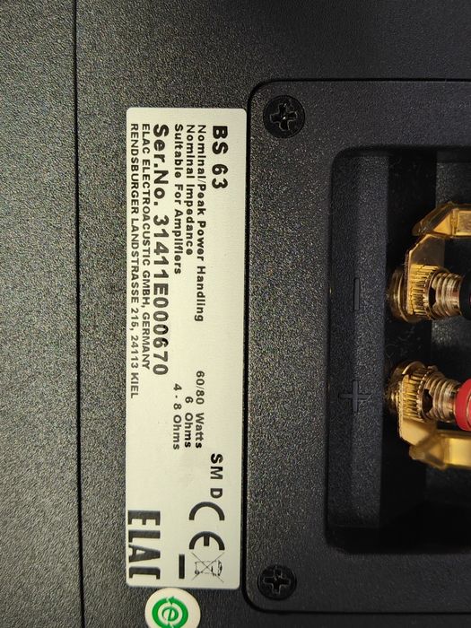 Колонки Elac BS63