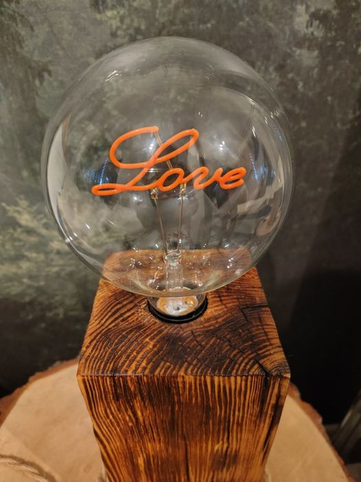 Stylowa lampka handmade