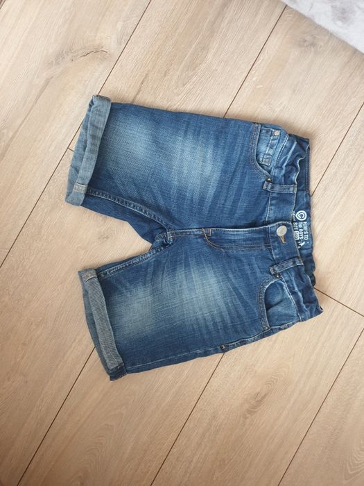 Spodenki Jeansowe chłopięce 140 cm