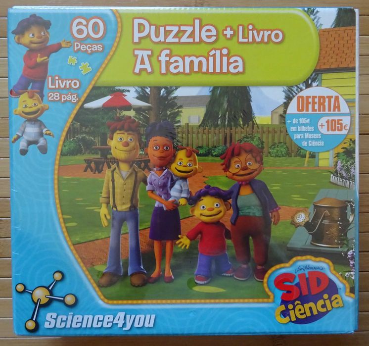 Puzzle + Livro A Família - SID Ciência - Science4you