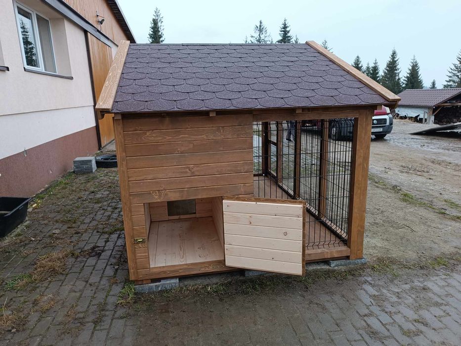 Kojec dla psa 3x2 z budą wys 2m